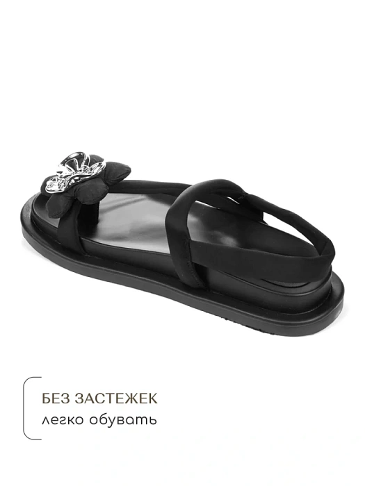 Женские сандалии SOFIA-ALEXANDRA черные, артикул SA12720-WB/8