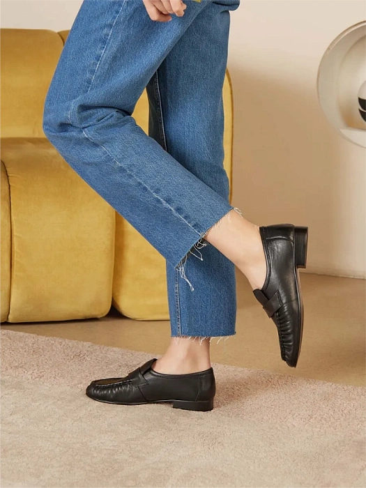 Женские туфли SOFIA-ALEXANDRA черные, артикул 38E-HF1350-B1495D1-25W