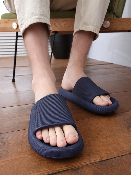 Мужские сабо BRUNO RENZONI  синие, артикул 437267/01-02BR