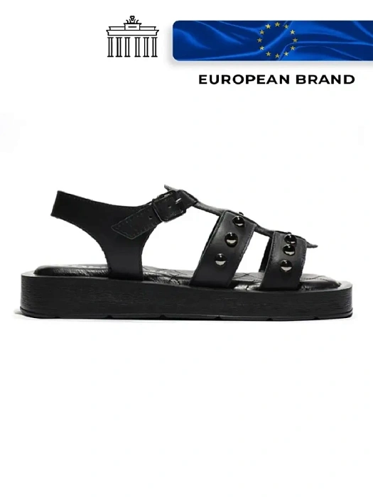 Женские сандалии eObuv черные, артикул 0482-4352-57