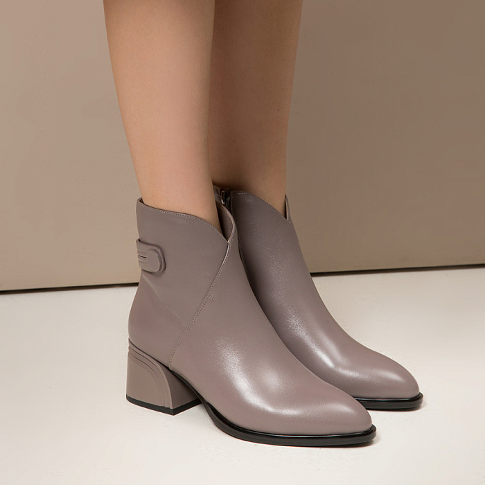 Женские ботильоны FEDERICA RODARI серые, артикул 15E-A4083D-1