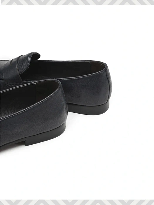 Мужские лоферы BRUNO RENZONI  синие, артикул YS645A-H05A-NP