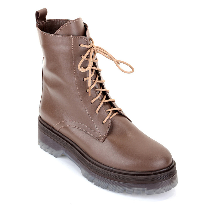 Женские ботинки basic FEDERICA RODARI коричневые, артикул 2255-1