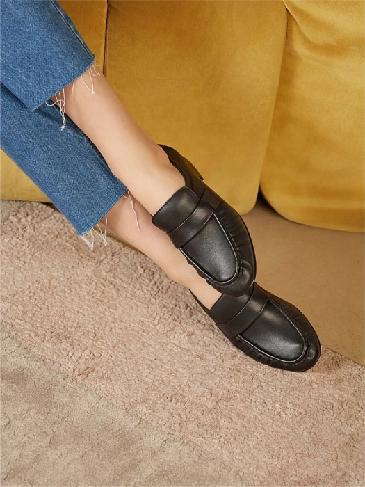 Женские туфли SOFIA-ALEXANDRA черные, артикул 38E-HF1350-B1495D1-25W