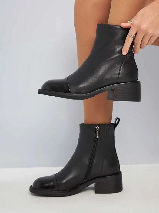 Женские ботинки FEDERICA RODARI черные, артикул 6AB987-A61R