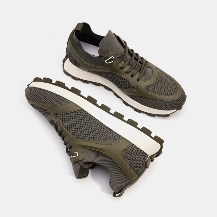 Мужские кроссовки BRUNO RENZONI  зеленые, артикул ZS23136-11