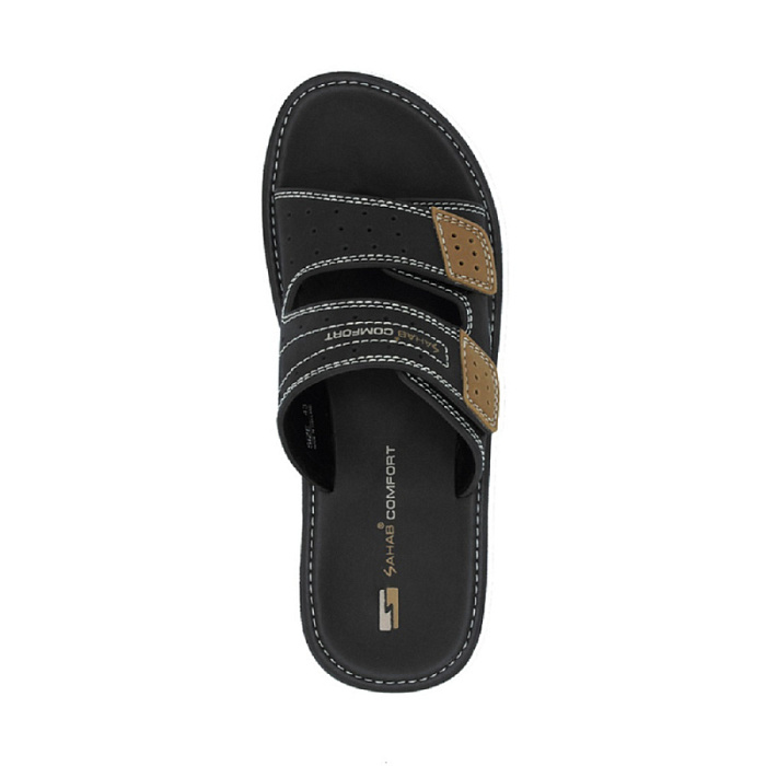 Мужские слайдеры SAHAB черные, артикул S555MK