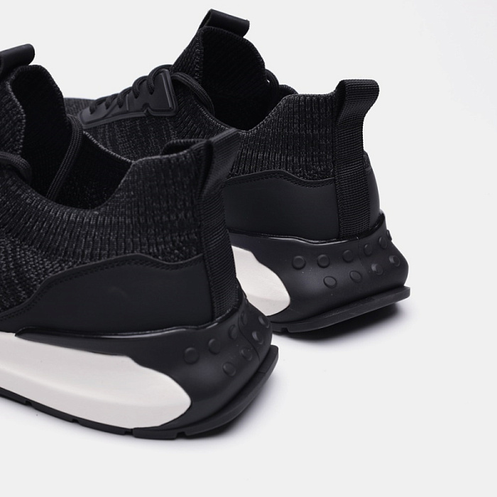 Мужские кроссовки BRUNO RENZONI  черные, артикул LN3704-1