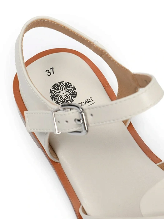 Женские сандалии FEDERICA RODARI белые, артикул 7E-4C920-966