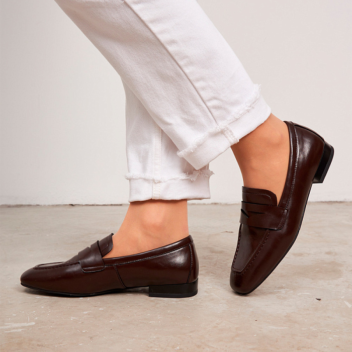 Женские туфли FEDERICA RODARI коричневые, артикул 4E-5136-202B-25W