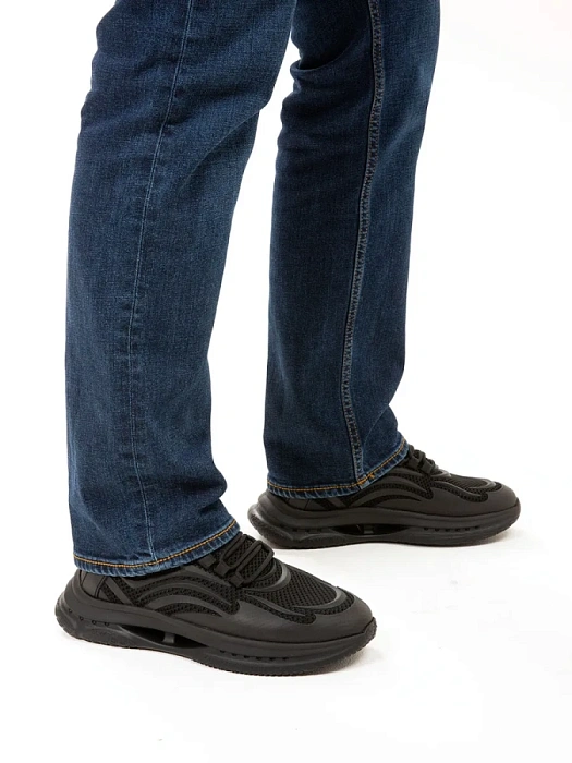 Мужские кроссовки BRUNO RENZONI  черные, артикул RH6600A