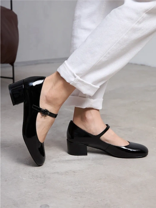 Женские туфли SOFIA-ALEXANDRA черные, артикул 38E-HF1391-25W