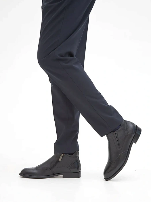 Мужские ботинки basic BRUNO RENZONI  черные, артикул YS971X-H07A-R