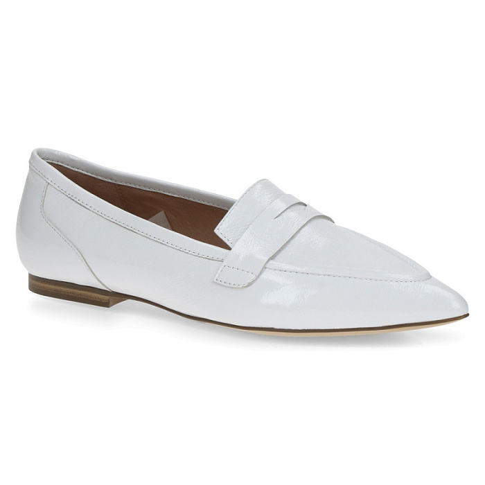 Женские лоферы CAPRICE белые, артикул 9-9-24200-20-122