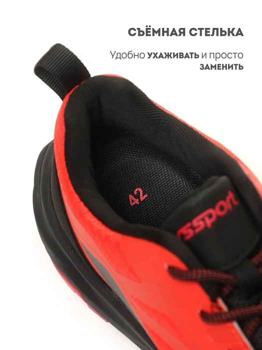 Мужские кроссовки RS SPORT красные, артикул LH232A86M-2_red/M