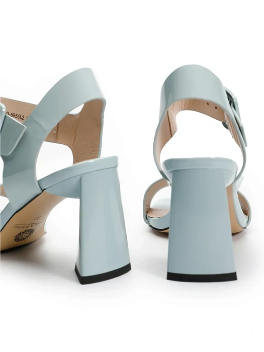 Женские босоножки  FEDERICA RODARI голубые, артикул 38E-HF530-6856L2