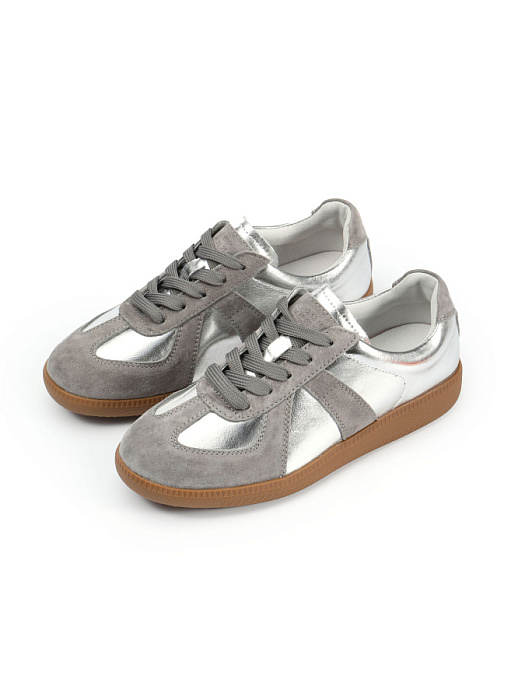 Женские кеды Donna Daniella  серебряные, артикул BXS25-BHLM1-002D