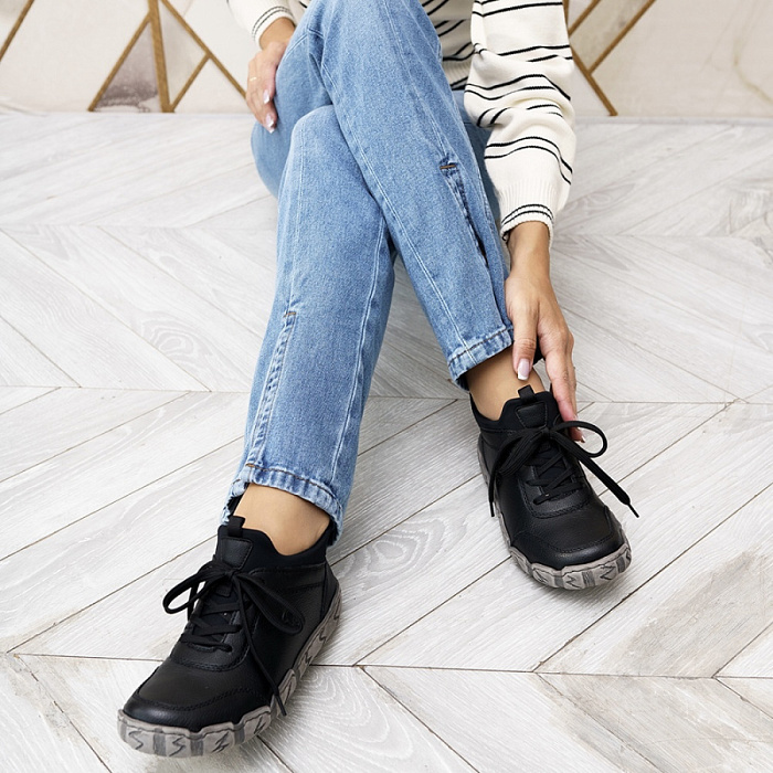 Женские ботинки basic RIEKER черные, артикул L0351-00