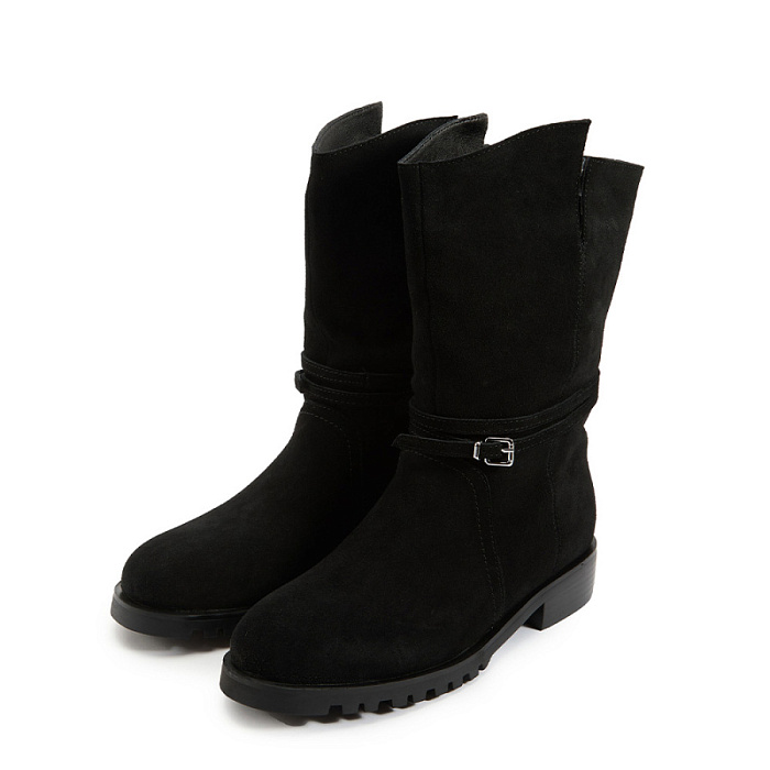 Женские полусапоги FEDERICA RODARI черные, артикул 44E-A1393-25W