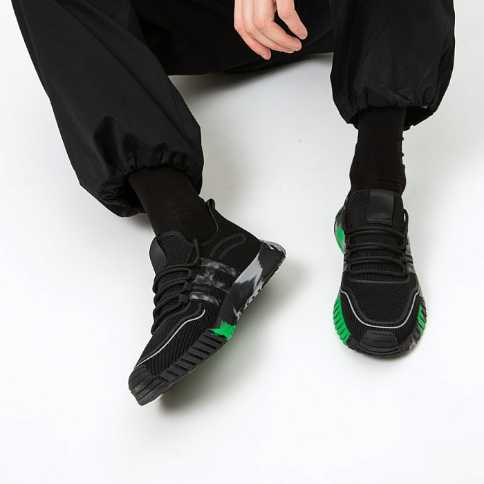 Мужские кроссовки BRUNO RENZONI  черные, артикул BR13530-MT/10