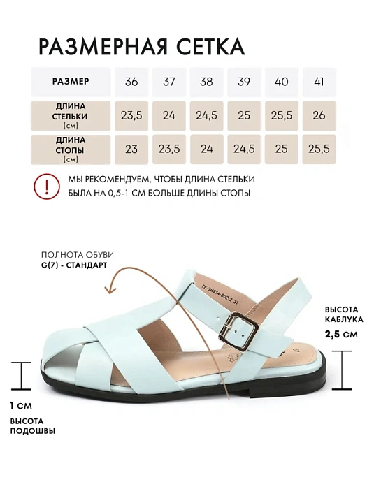 Женские сандалии FEDERICA RODARI голубые, артикул 7E-3H914-802-2_BLUE