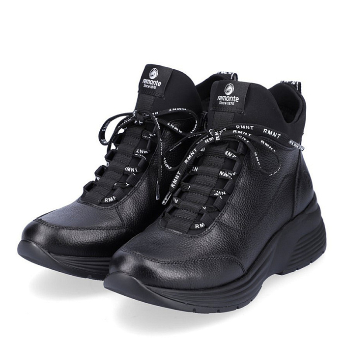 Женские ботинки REMONTE черные, артикул D6679-02