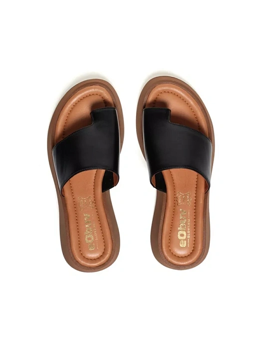 Женские сабо eObuv черные, артикул EO-G-121-24-1