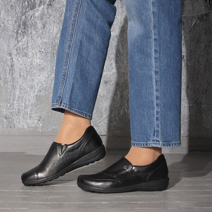 Женские туфли basic CAPRICE черные, артикул 9-9-24601-29-022