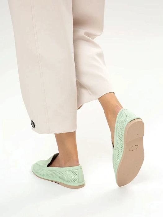 Женские туфли SOFIA-ALEXANDRA зеленые, артикул SA16794-WB/8-1