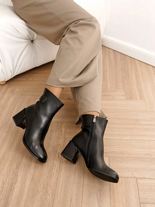 Женские ботильоны SOFIA-ALEXANDRA черные_матовые, артикул 17E-Z16541-F03A