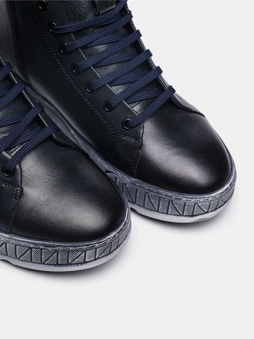 Мужские ботинки basic BRUNO RENZONI  синие, артикул BR-00004M