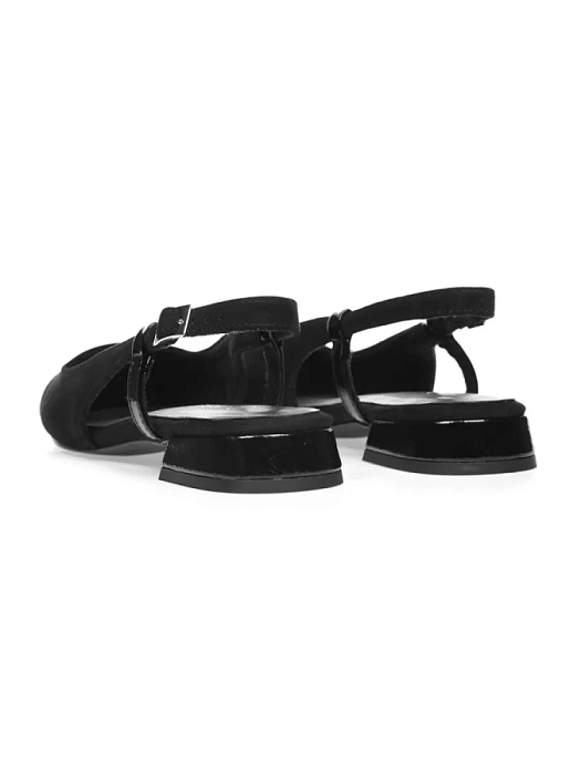 Женские слингбэки MARCO TOZZI черные, артикул 2-29400-42-098