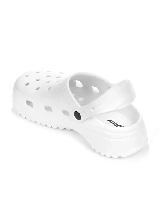 Женские сабо eObuv белые, артикул 437305/01-01EB