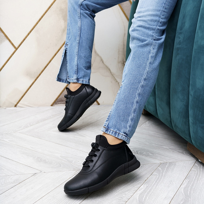 Женские ботинки basic RIEKER черные, артикул N2152-00