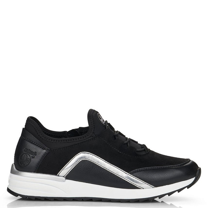 Женские кроссовки RIEKER черные, артикул N8083-00