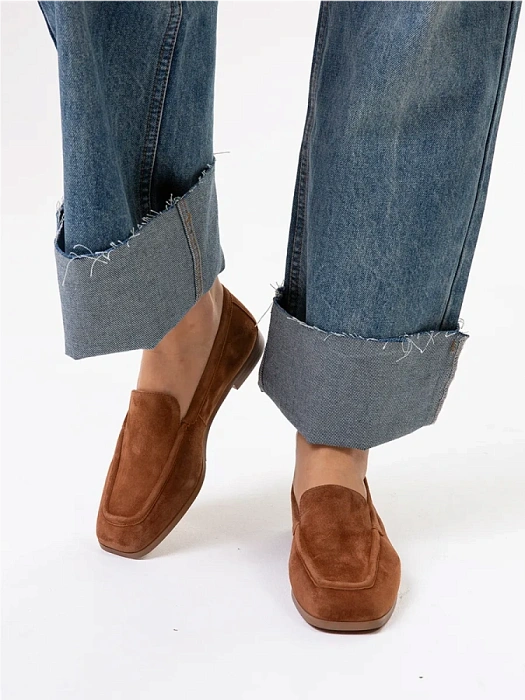 Женские лоферы SOFIA-ALEXANDRA бежевые, артикул 38E-HF695-A