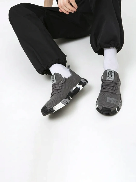 Мужские кроссовки BRUNO RENZONI  серые, артикул BR6716-MB/10