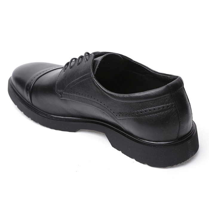Мужские туфли basic BRUNO RENZONI  черные, артикул 126-302-1-1
