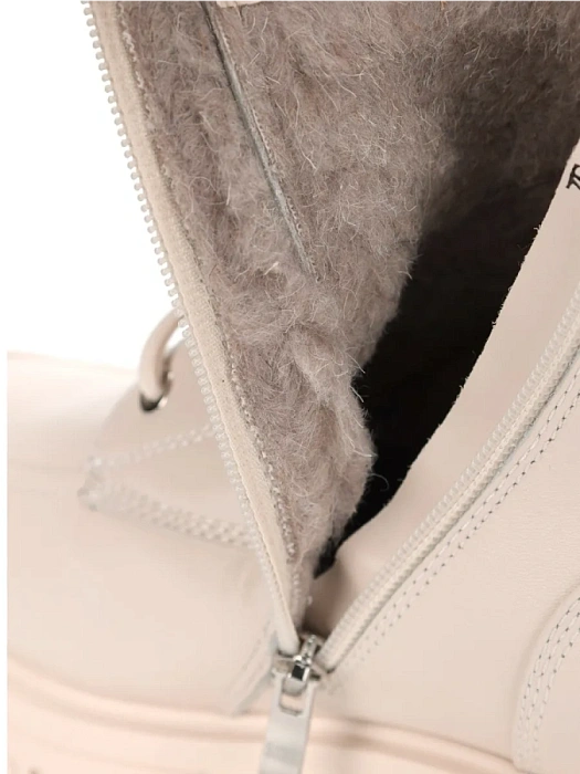 Женские ботинки basic FEDERICA RODARI бежевые, артикул 7E-3H427-932