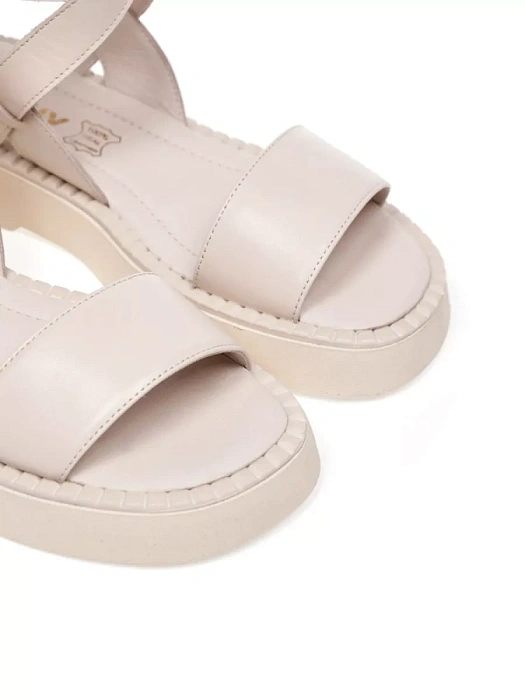 Женские сандалии eObuv бежевые, артикул G-79-23-3/Beige