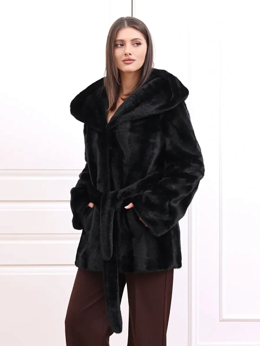 Шуба Donna Daniella , артикул 3-bonita_black