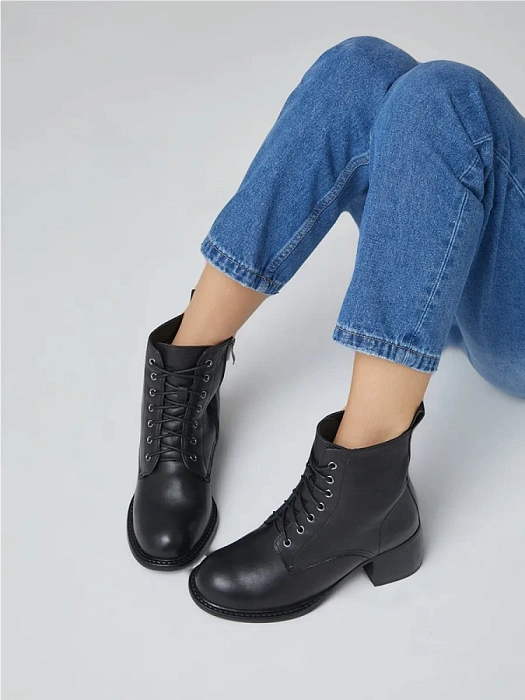 Женские ботинки FEDERICA RODARI черные, артикул 7E-3C520-302