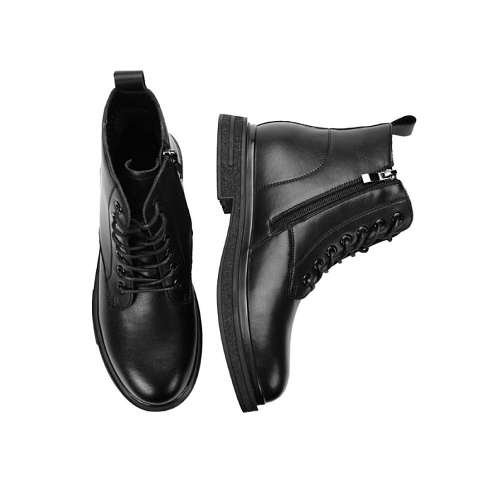 Женские ботинки basic Donna Daniella  черные, артикул DJ003-010