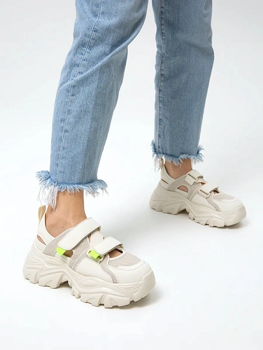 Женские туфли SOFIA-ALEXANDRA бежевые, артикул SA16775-WB-1