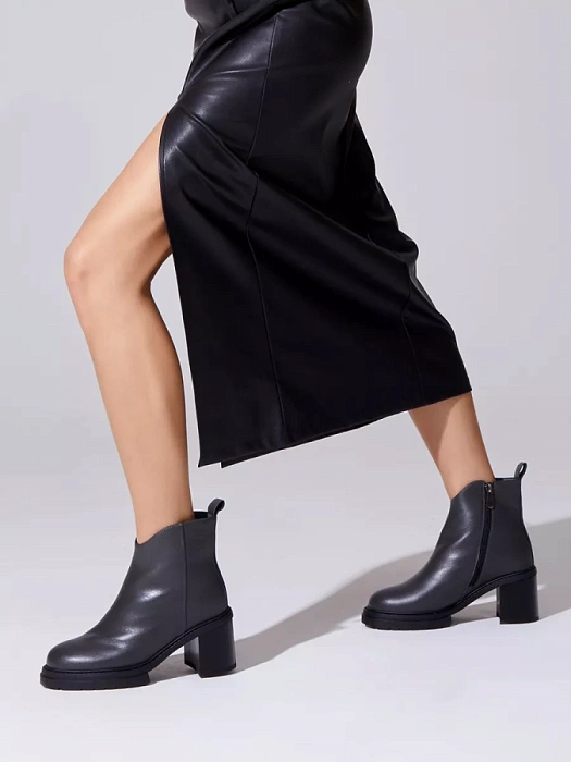 Женские ботильоны FEDERICA RODARI серые, артикул 38E-HF19-618R2