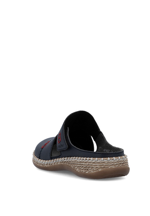 Женские сабо RIEKER синие, артикул 46462-14