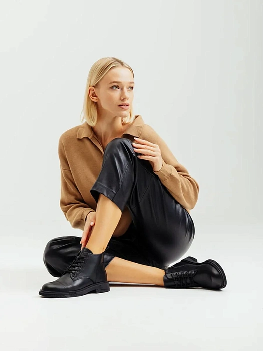 Женские ботинки SOFIA-ALEXANDRA черные, артикул 44E-3554-916Z