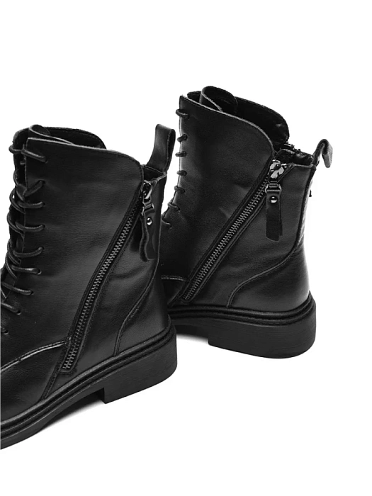 Женские берцы Donna Daniella  черные, артикул DH-W24-WLM3-5051-1