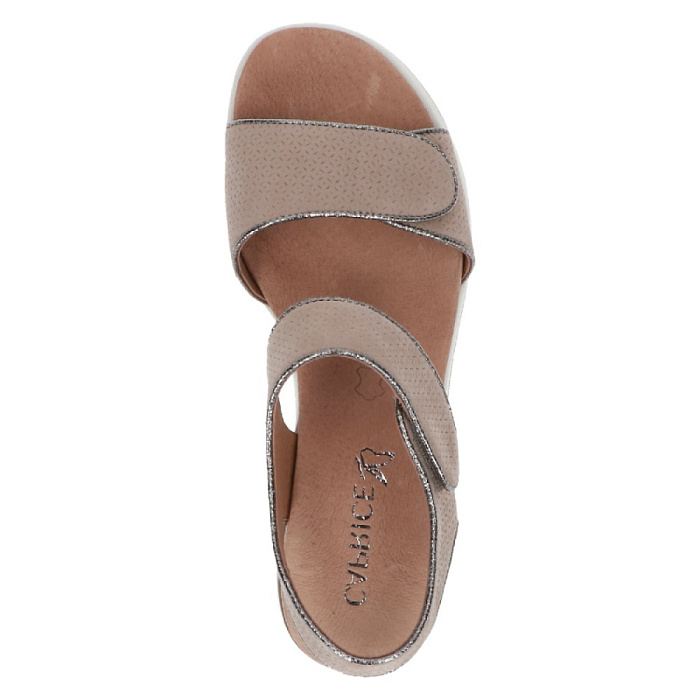 Женские босоножки  CAPRICE бежевые, артикул 9-9-28307-20-334
