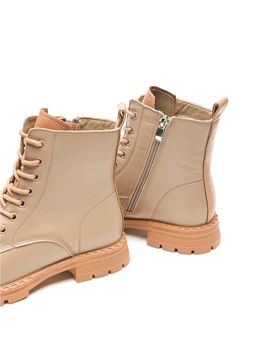 Женские берцы Donna Daniella  бежевые, артикул DH-W24-WLM3-5992-2